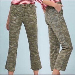 EUC Anthropologie Camp Crop Utility pants.  Size 26